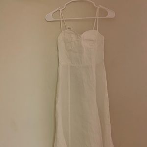 Reformation midi linen dress